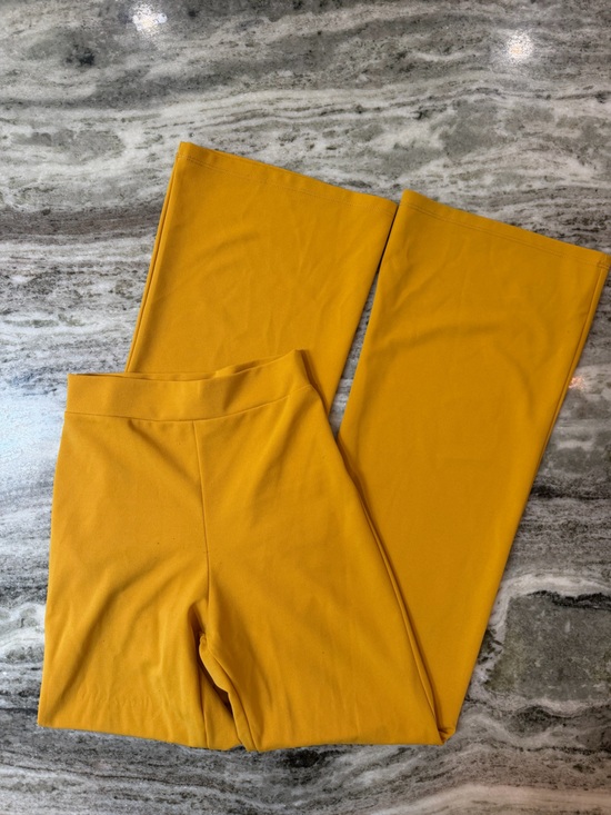 Love Culture Pants - Love Culture Mustard Yellow Wide-Leg Trousers Pants
Size Small